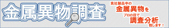金属異物調査